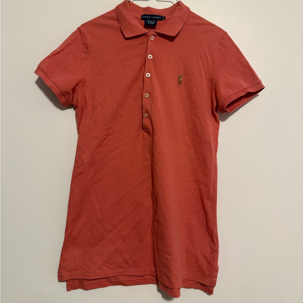 Ralph Lauren Women's Coral Polo Shirt